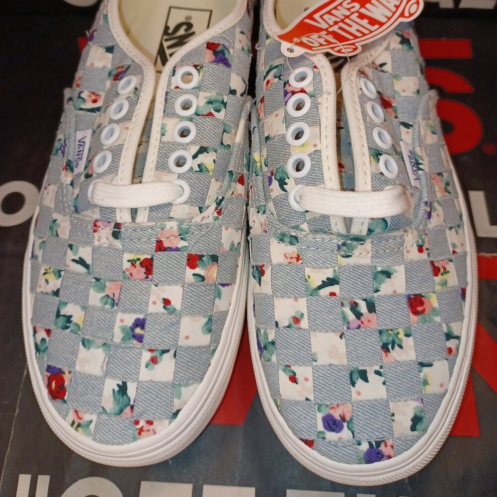 Vans Authentic Stacked Woven Floral Shoes Platform VN0A5KXXZA - Picture 12 of 12